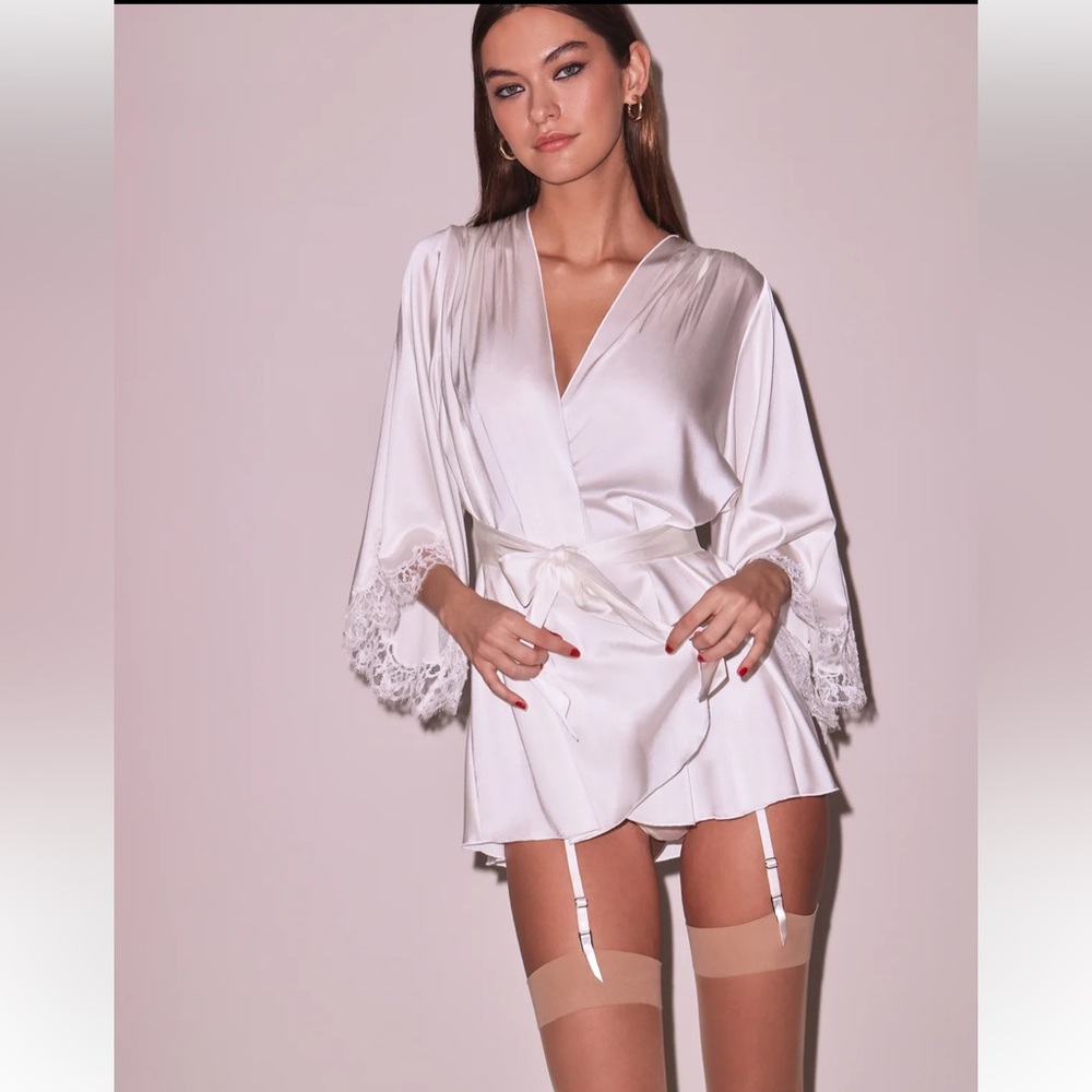 Galia Lahav Silk Daphne Robe - Picture 7 of 15